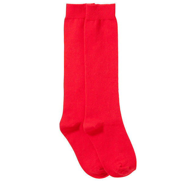 Girls Red Socks 5 Pack